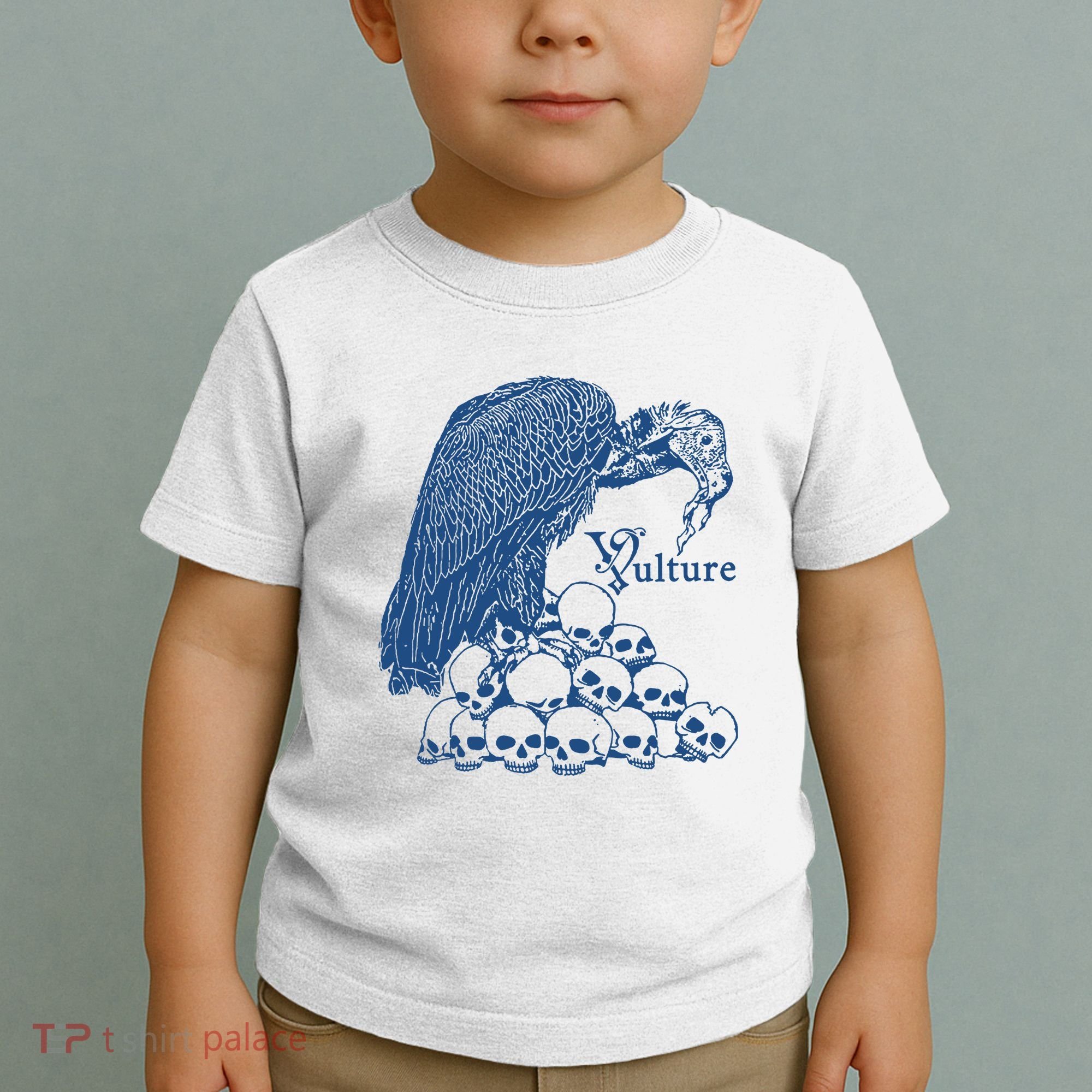 Vulture Cool Vulture Skull Graphic Toddler T-Shirt