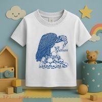 Vulture Cool Vulture Skull Graphic Toddler T-Shirt thumb 3