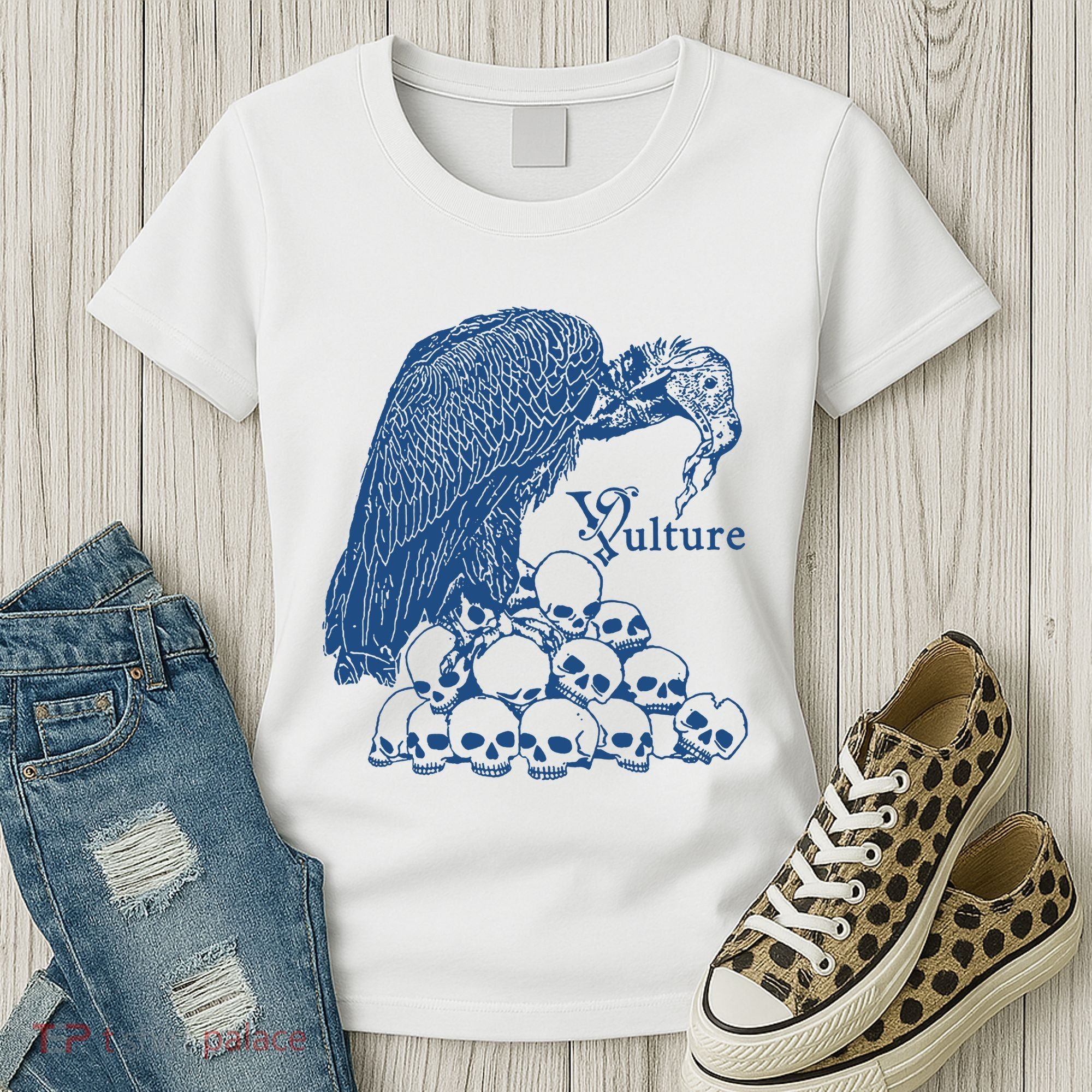 Vulture Cool Vulture Skull Graphic Women's T-Shirt