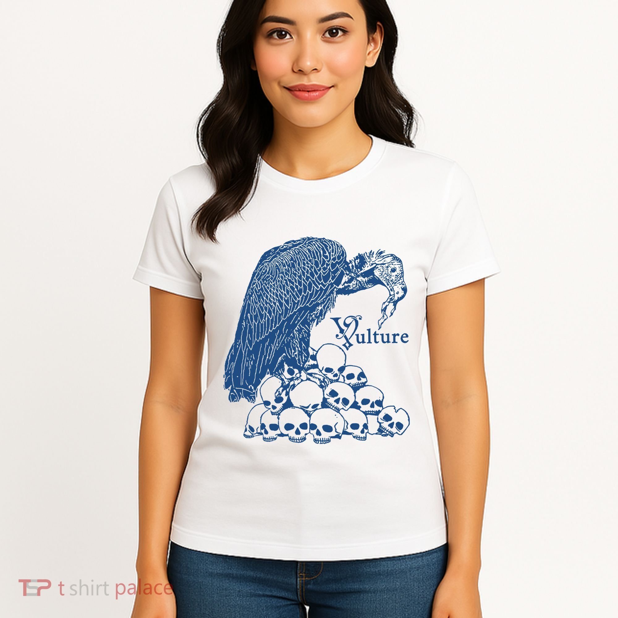 Vulture Cool Vulture Skull Graphic Women's T-Shirt