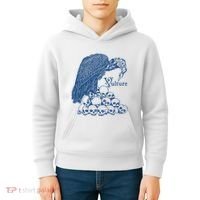 Vulture Cool Vulture Skull Graphic Kids Hoodie thumb 4