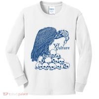 Vulture Cool Vulture Skull Graphic Kids Long Sleeve Shirt thumb 0