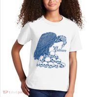Vulture Cool Vulture Skull Graphic Kids T-Shirt thumb 2