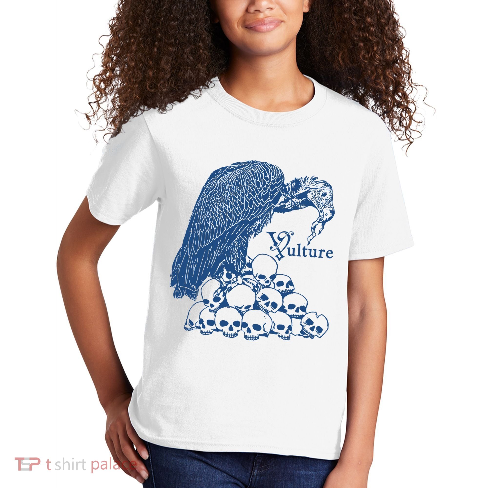 Vulture Cool Vulture Skull Graphic Kids T-Shirt
