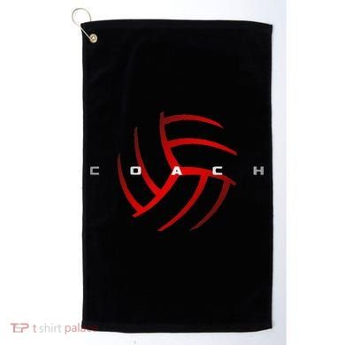 Volleyball Coach Golf Towel