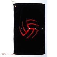 Volleyball Coach Golf Towel thumb 0