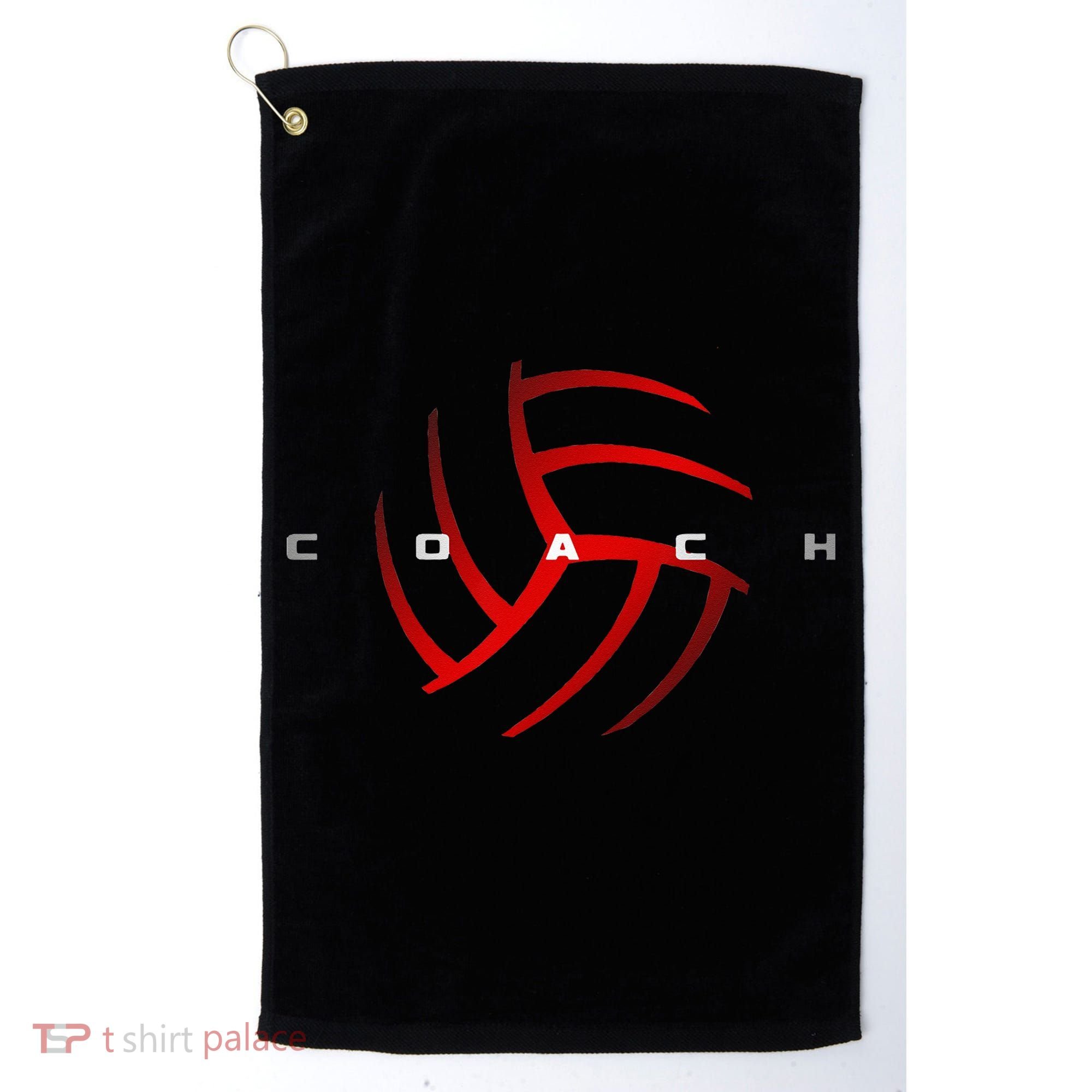 Volleyball Coach Golf Towel