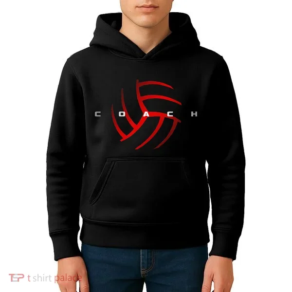Volleyball Coach Kids Hoodie