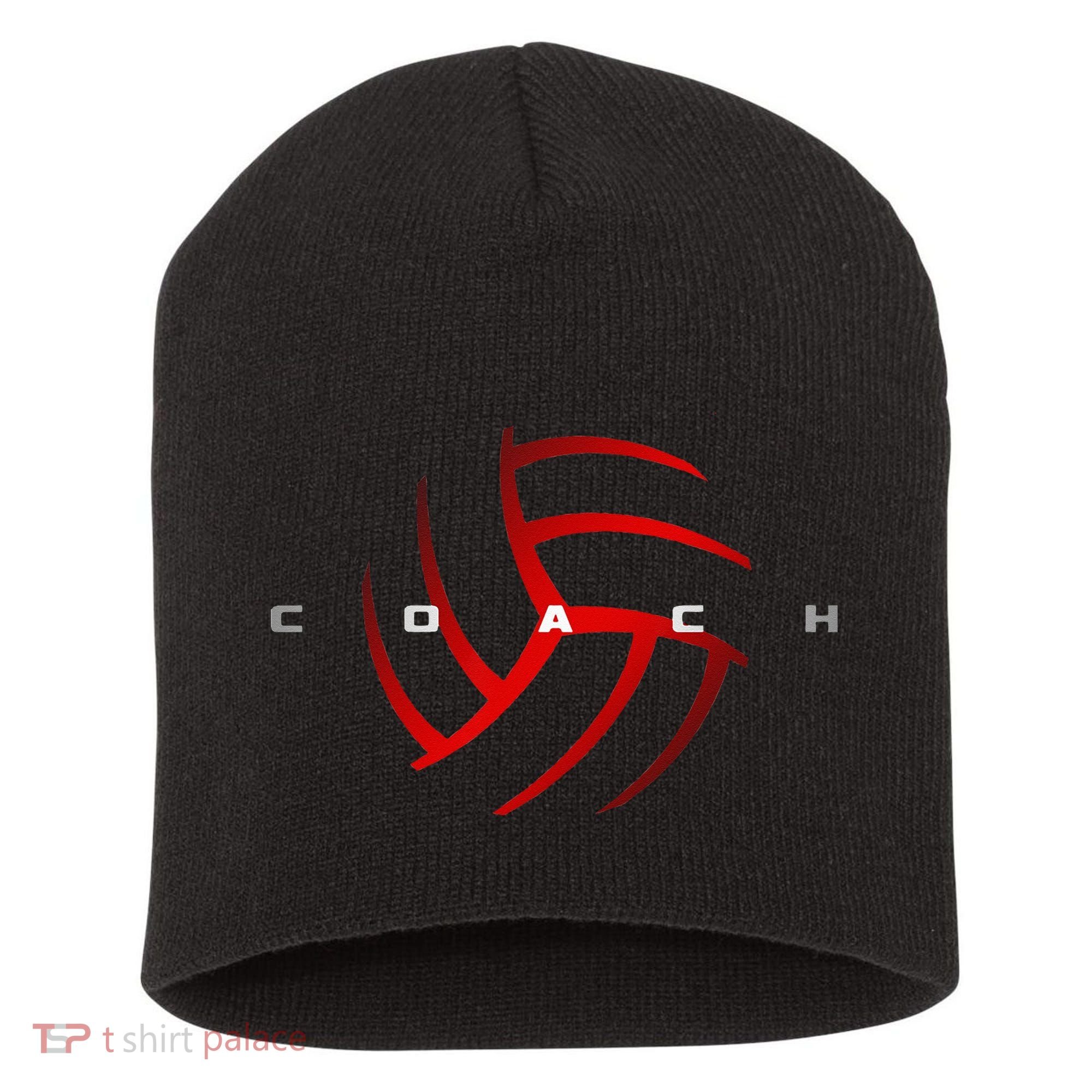 Volleyball Coach Short Acrylic Beanie