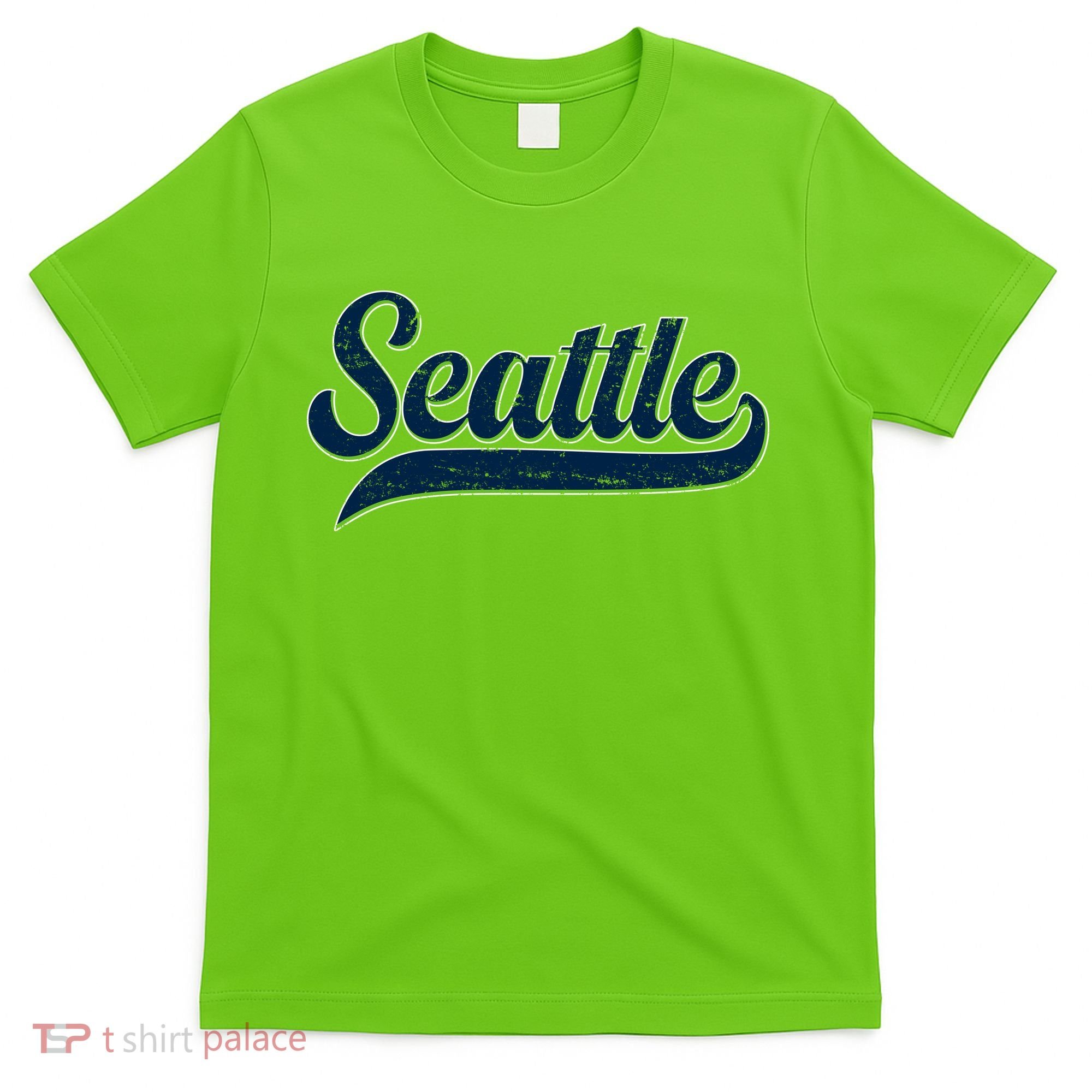 Vintage Classic Varsity Logo Style Seattle T-Shirt