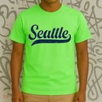 Vintage Classic Varsity Logo Style Seattle T-Shirt thumb 3