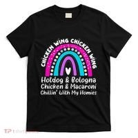 Viral Chicken Wing Chicken Wing Hot Dog Bologna Song Lyric T-Shirt thumb 0