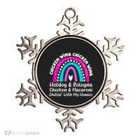 Viral Chicken Wing Chicken Wing Hot Dog Bologna Song Lyric Ornament thumb 0