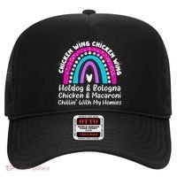 Viral Chicken Wing Chicken Wing Hot Dog Bologna Song Lyric Hat thumb 0