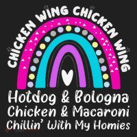 Viral Chicken Wing Chicken Wing Hot Dog Bologna Song Lyric Hat thumb 2