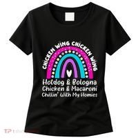 Viral Chicken Wing Chicken Wing Hot Dog Bologna Song Lyric Women's T-Shirt thumb 0