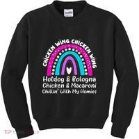 Viral Chicken Wing Chicken Wing Hot Dog Bologna Song Lyric Kids Sweatshirt thumb 0