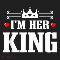 Valentines Couple Wedding Anniversary His Queen Her King Hat thumb 2