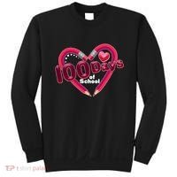 Valentines Day 100 Days Of School Sweatshirt thumb 0