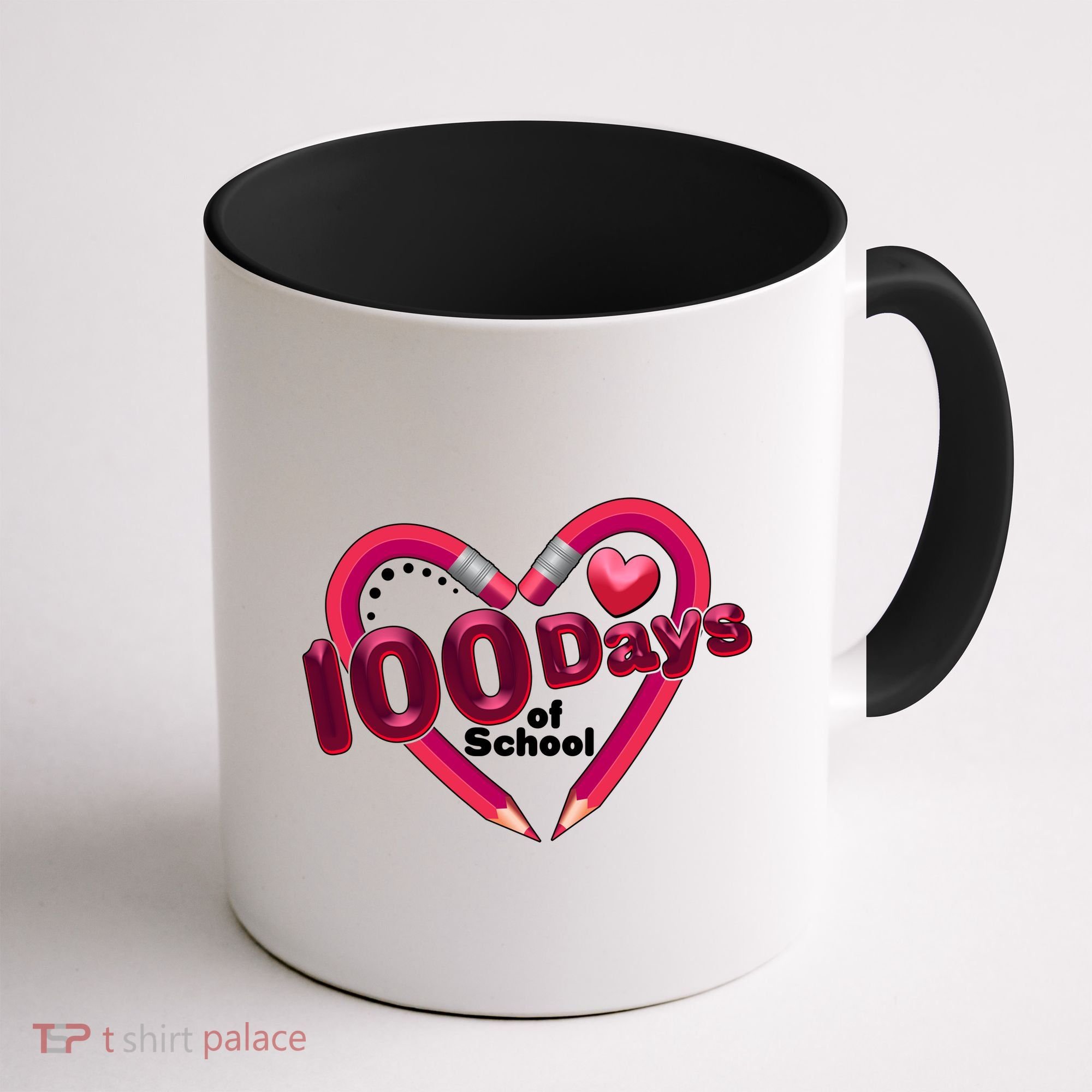 Valentines Day 100 Days Of School Coffee Mug