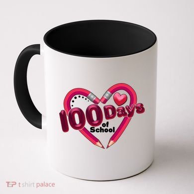Valentines Day 100 Days Of School Coffee Mug