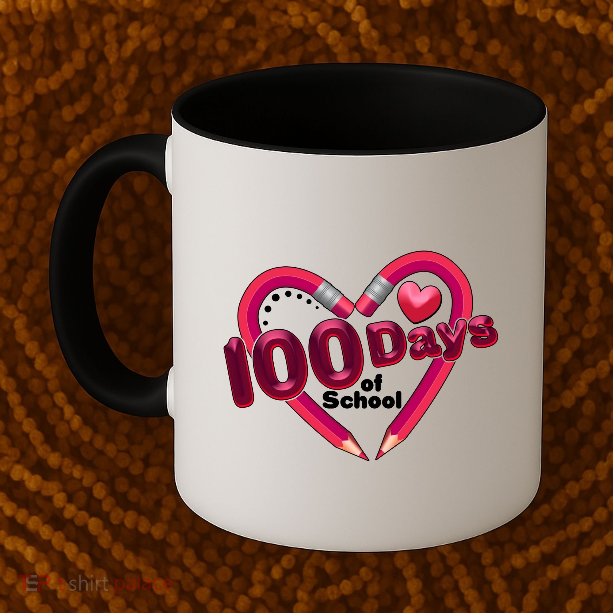 Valentines Day 100 Days Of School Coffee Mug