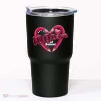 Valentines Day 100 Days Of School Tumbler thumb 0