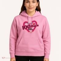 Valentines Day 100 Days Of School Hoodie thumb 5