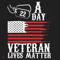 Veterans Day 22 A Day Veteran Lives Matter Funny Gift Idea Women's Sweatshirt thumb 2