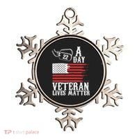 Veterans Day 22 A Day Veteran Lives Matter Funny Gift Idea Ornament thumb 0