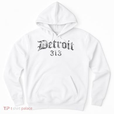 Vintage Detroit 313 Hoodie