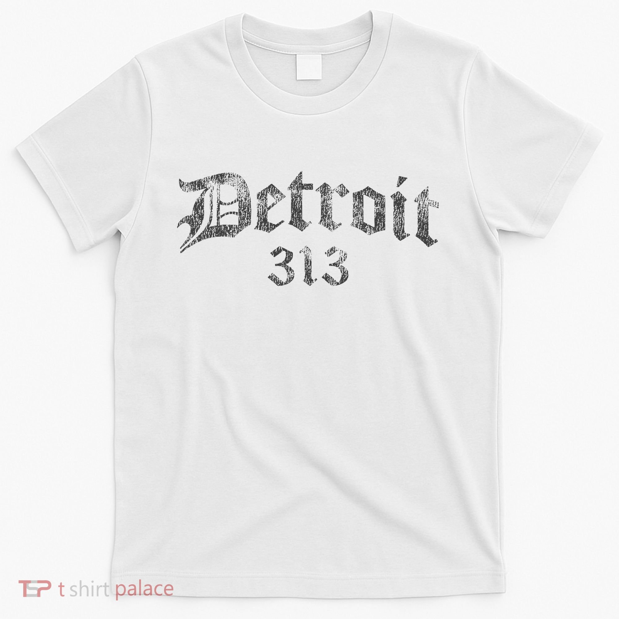 Vintage Detroit 313 T-Shirt
