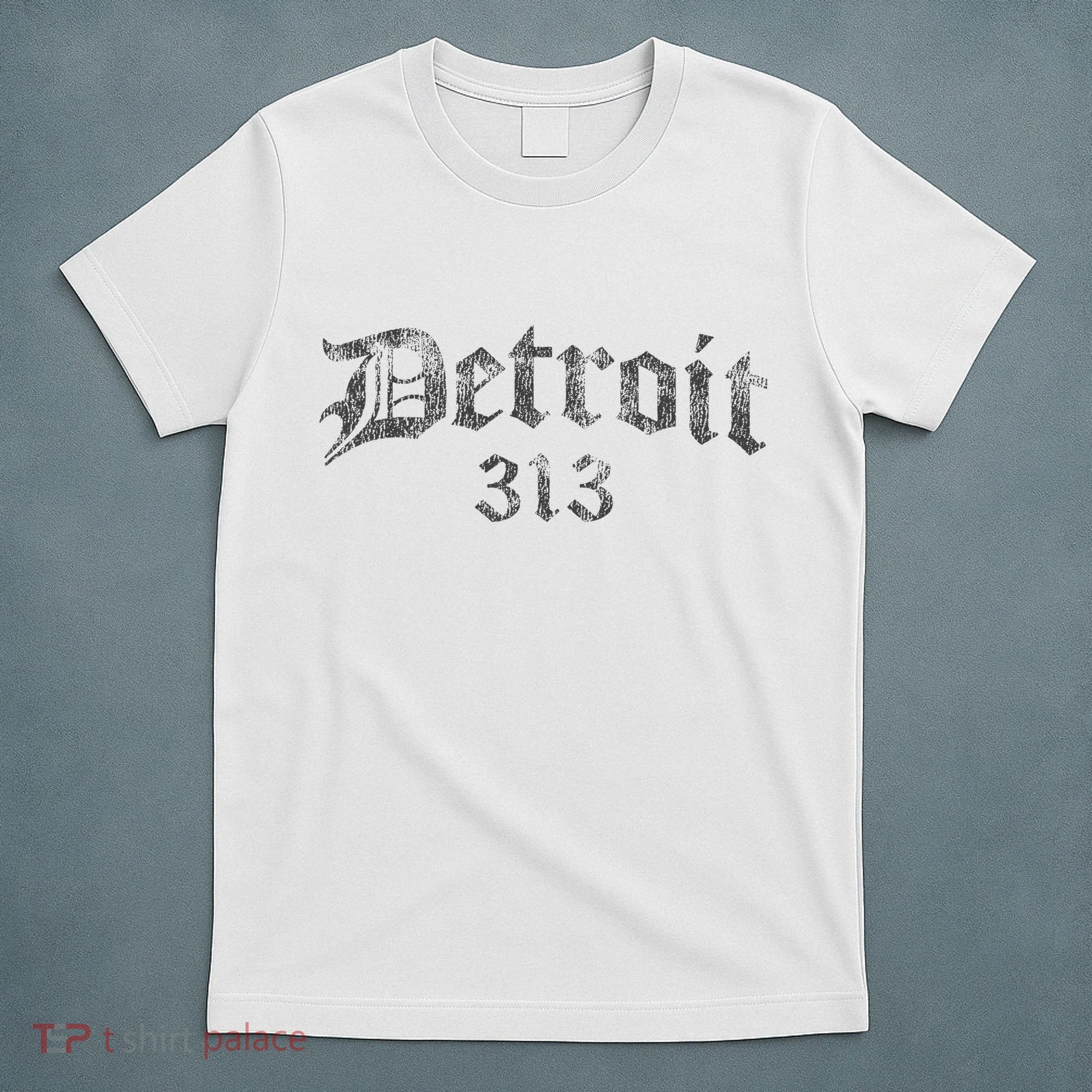 Vintage Detroit 313 T-Shirt