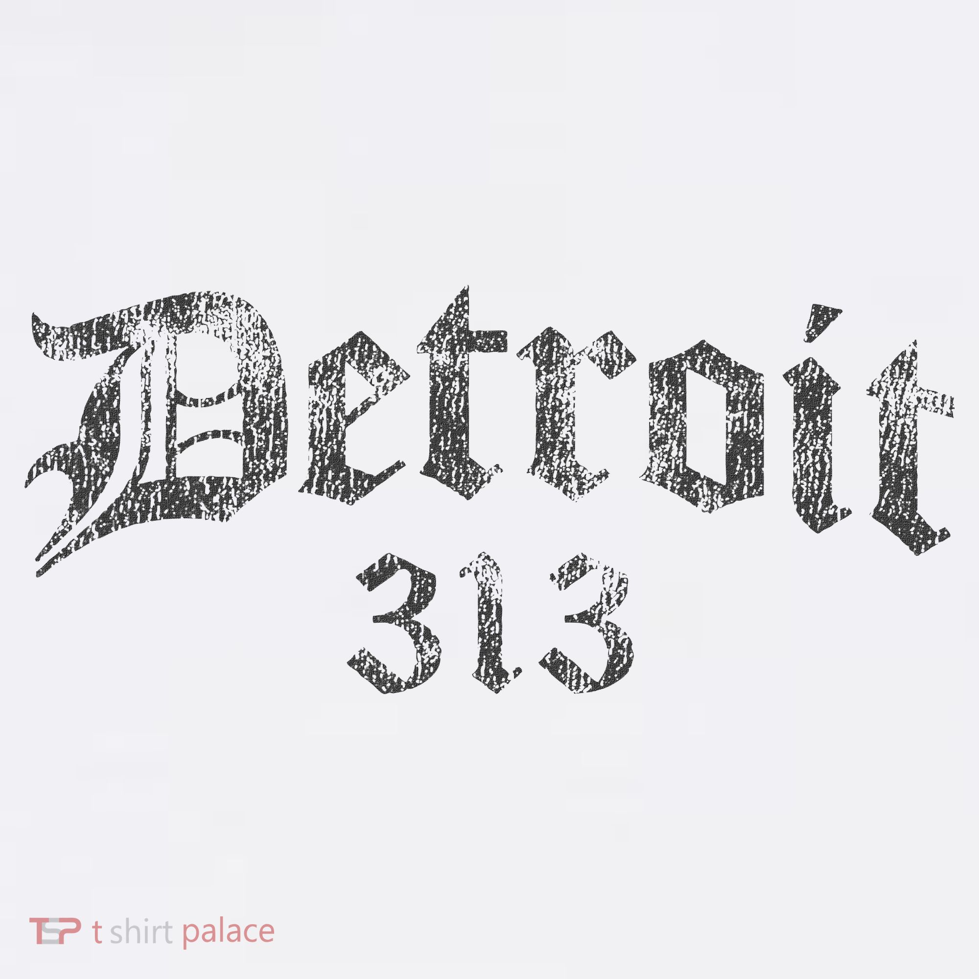 Vintage Detroit 313 T-Shirt