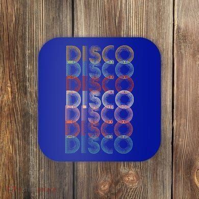 Vintage Disco 70s 80s Music Lover Coaster