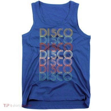 Vintage Disco 70s 80s Music Lover Tank Top