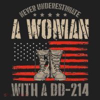 VeteranS Day A Woman With A Dd 214 Female Veteran Beanie thumb 2
