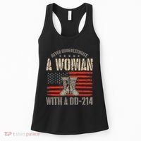 VeteranS Day A Woman With A Dd 214 Female Veteran Women's Tank Top thumb 0