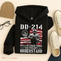 Veteran DD-214 Alumni Armed Forces I Am The Storm Hoodie thumb 4