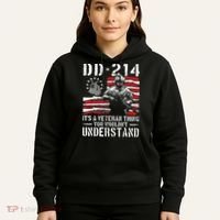 Veteran DD-214 Alumni Armed Forces I Am The Storm Hoodie thumb 5