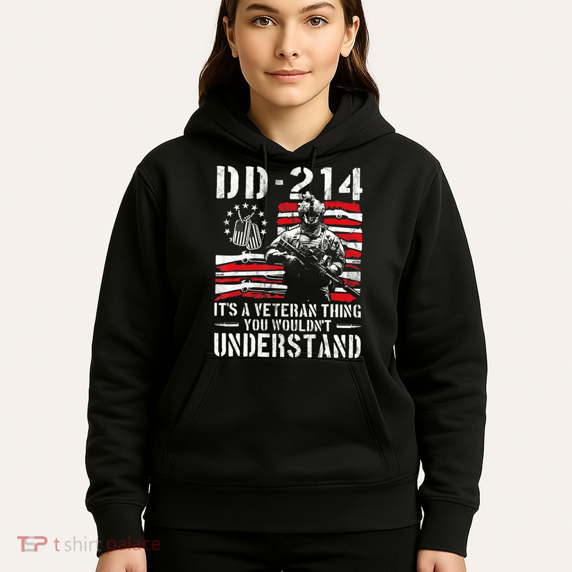 Veteran DD-214 Alumni Armed Forces I Am The Storm Hoodie