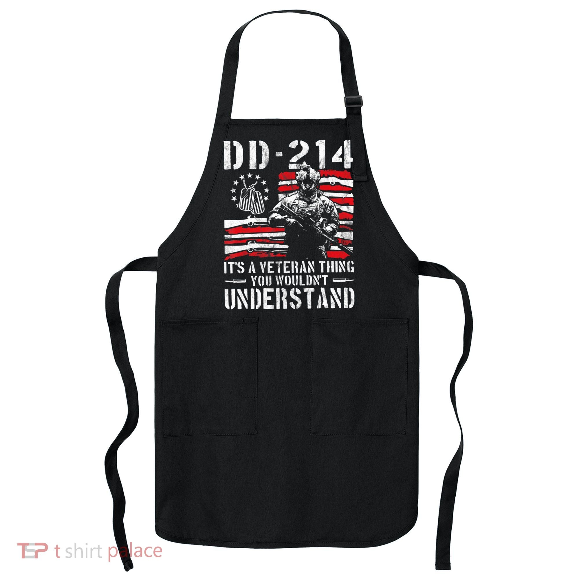 Veteran DD-214 Alumni Armed Forces I Am The Storm Apron