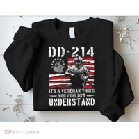 Veteran DD-214 Alumni Armed Forces I Am The Storm Sweatshirt thumb 2