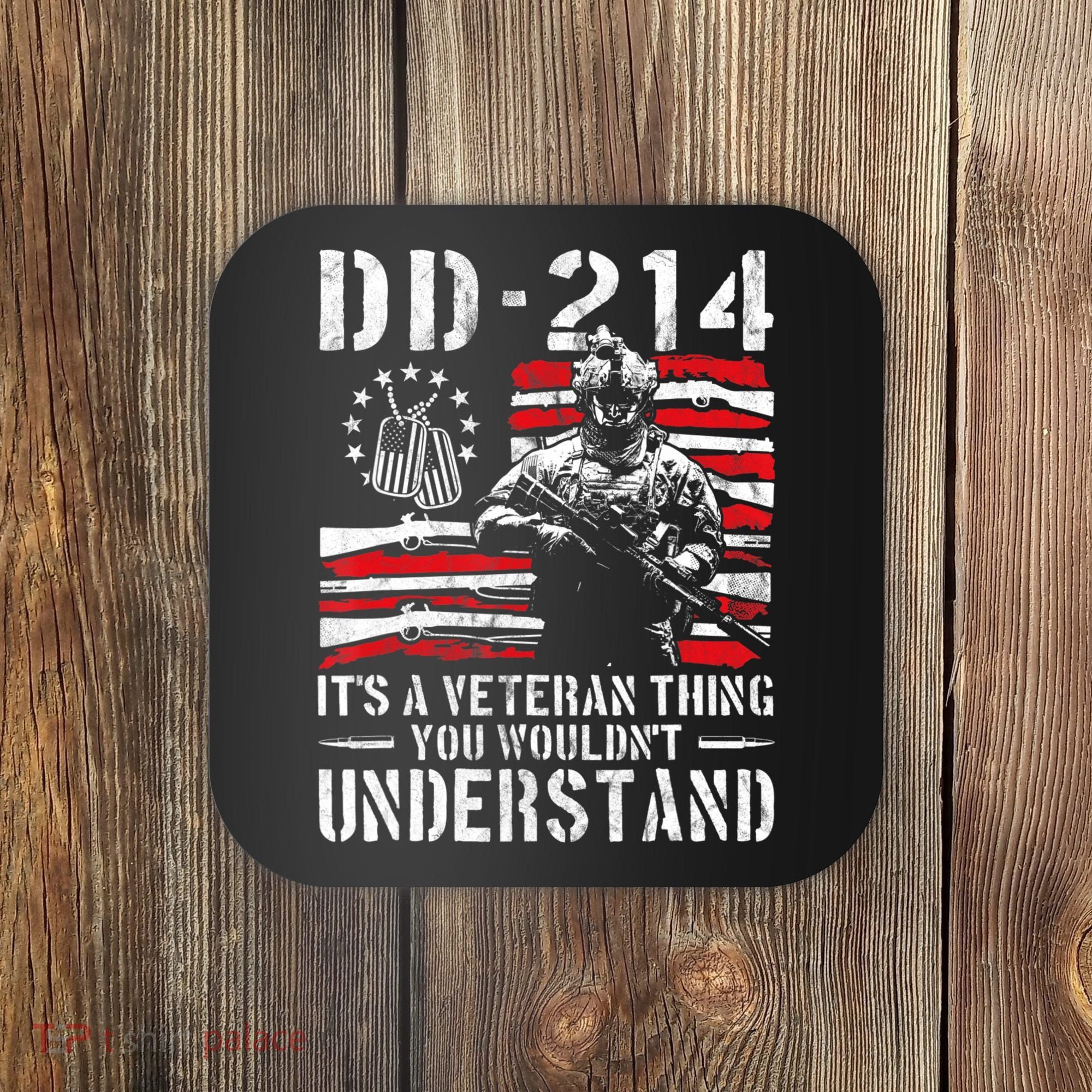Veteran DD-214 Alumni Armed Forces I Am The Storm Coaster