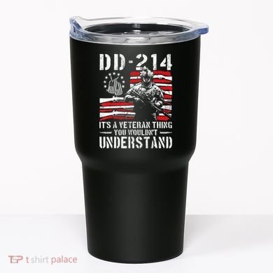 Veteran DD-214 Alumni Armed Forces I Am The Storm Tumbler