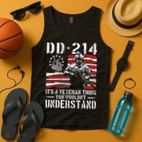 Veteran DD-214 Alumni Armed Forces I Am The Storm Tank Top thumb 4