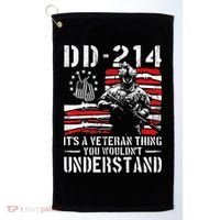 Veteran DD-214 Alumni Armed Forces I Am The Storm Golf Towel thumb 0