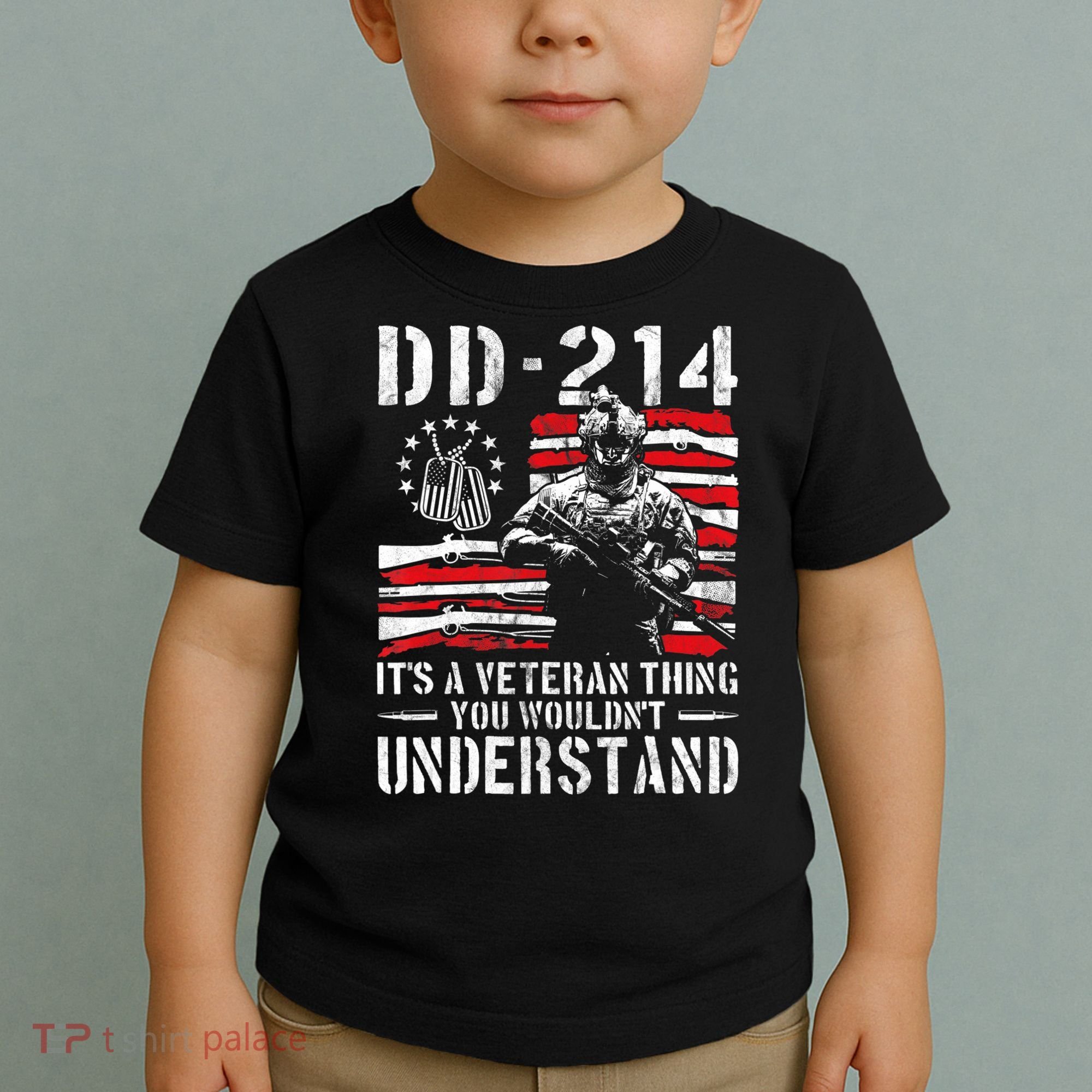 Veteran DD-214 Alumni Armed Forces I Am The Storm Toddler T-Shirt