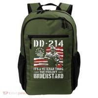 Veteran DD-214 Alumni Armed Forces I Am The Storm Backpack thumb 0