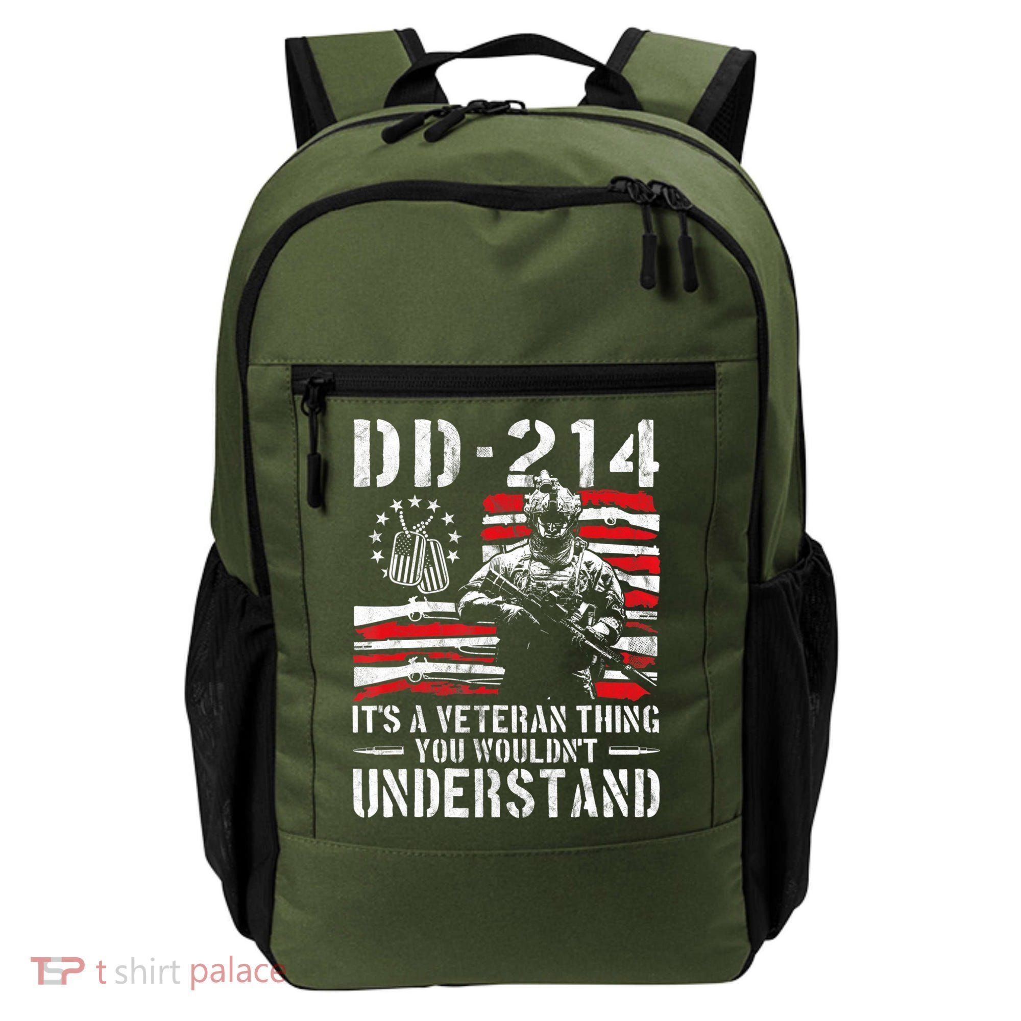 Veteran DD-214 Alumni Armed Forces I Am The Storm Backpack